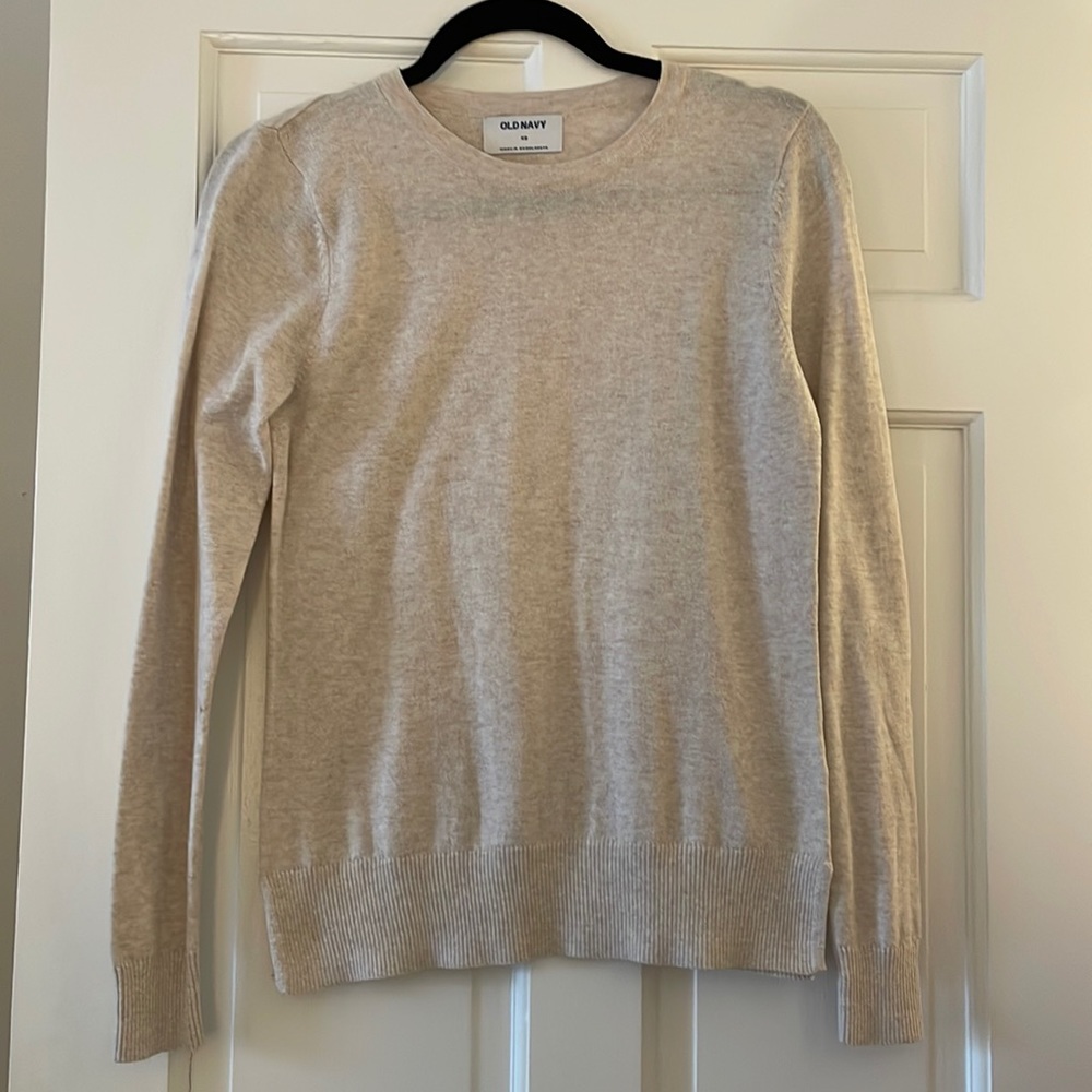 Cream Lightweight Sweater